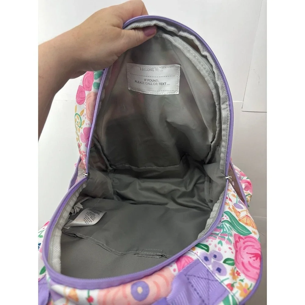 Pottery Barn Kids Flower Backpack / Book bag (16 in)